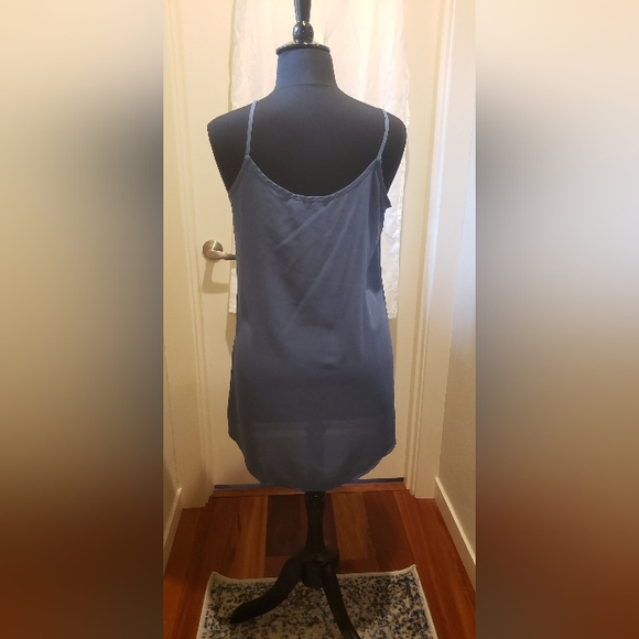 Bebonnie Womens Blue Sleeveless Chemise - Picture 5 of 11